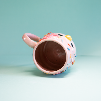Octobre Rose - ligue contre le cancer - Tasse 400ml Recto Verso