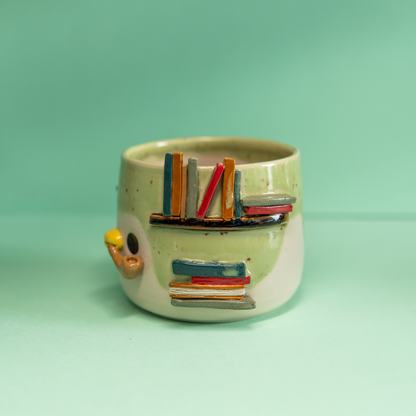 Bibliothèque de l'érudit - Pot de fleur - très léger défaut