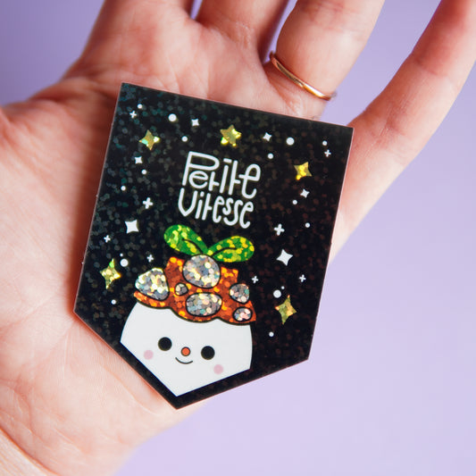 Sticker Fanion Petite Vitesse pailleté