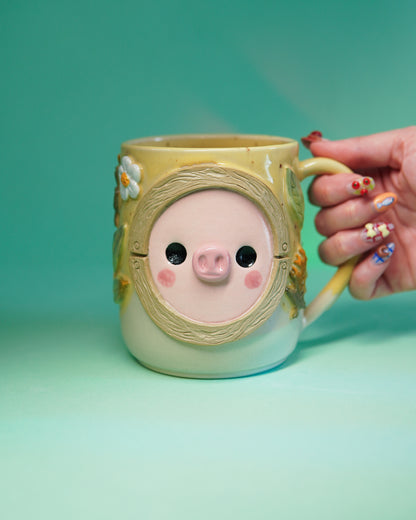 Cottage, canard & cochon - Tasse 650ml Recto Verso - Très léger défaut