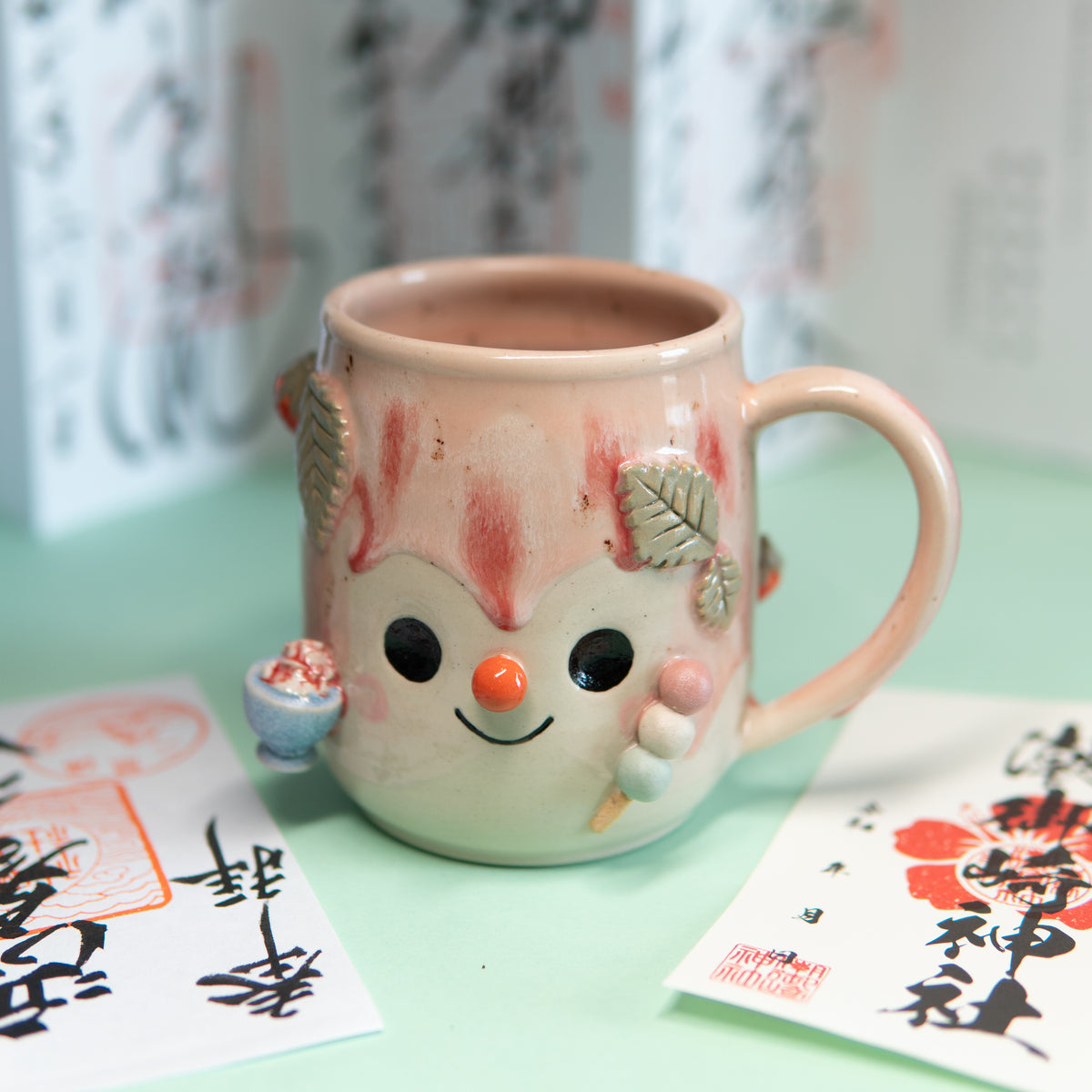 Kakigori, Hanami dango et fraises - Tasse 500 ml