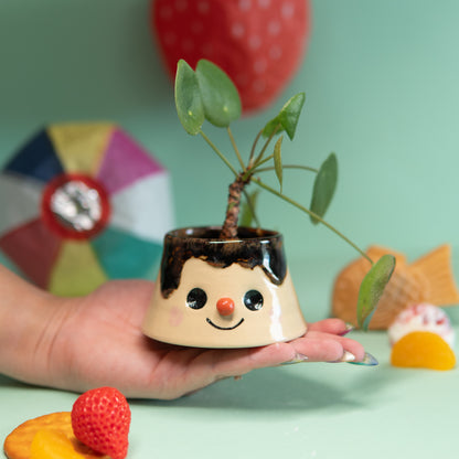 Mini pot Pudding - Pot de fleur percé