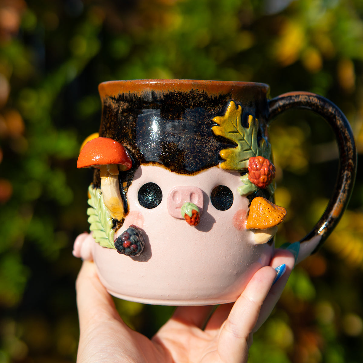 Cochon champêtre - Tasse 600 ml