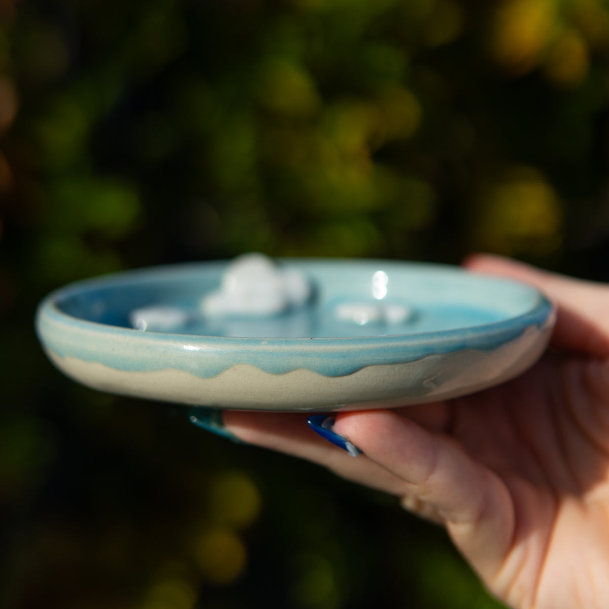 Nuages - Soucoupe décorée