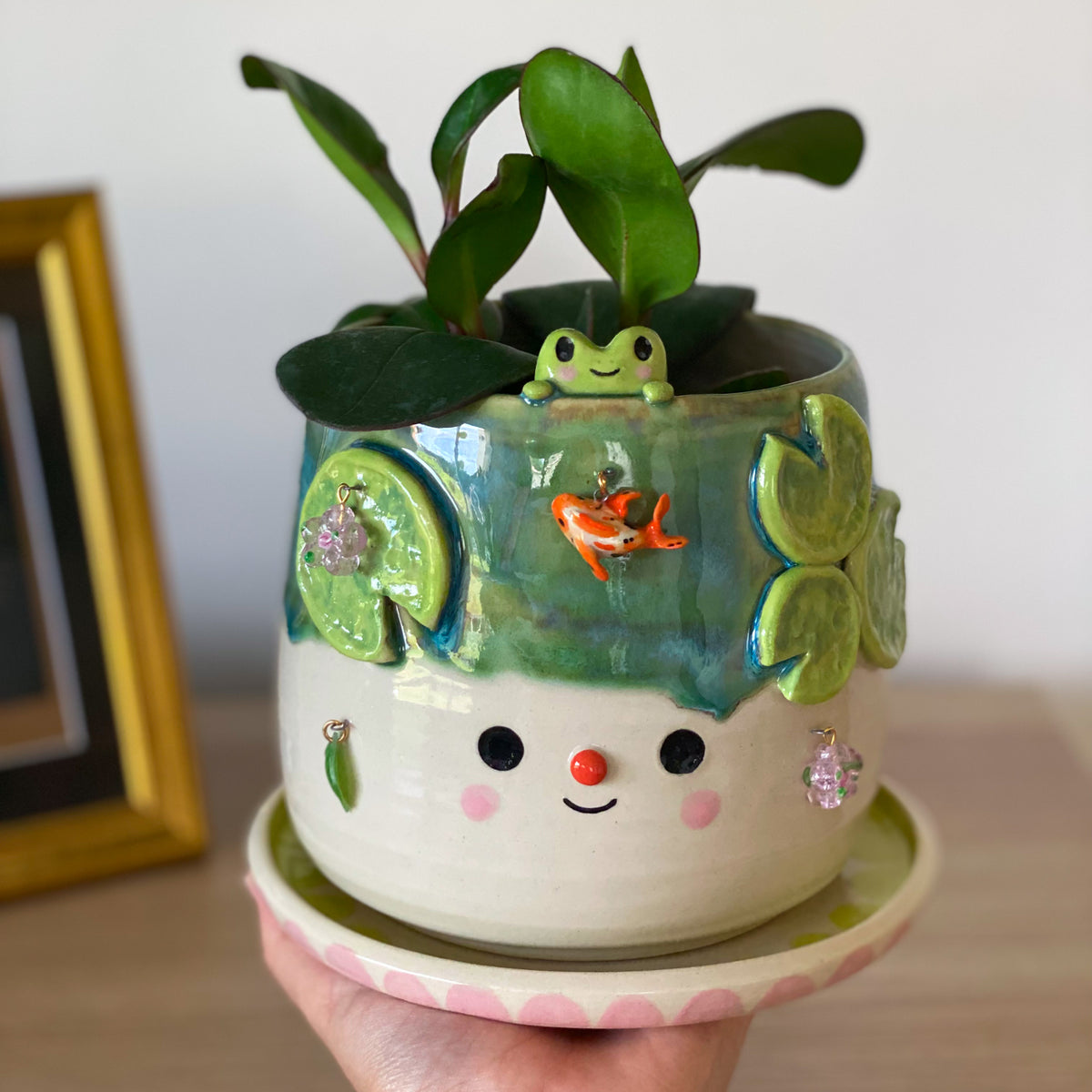 Nenuphar 03 - pot + soucoupe
