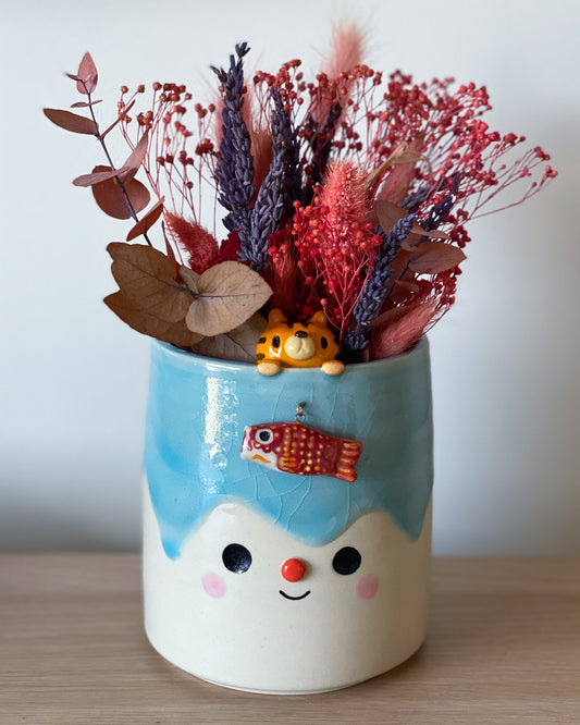 Koinobori, tigre - Vase / pot non percé