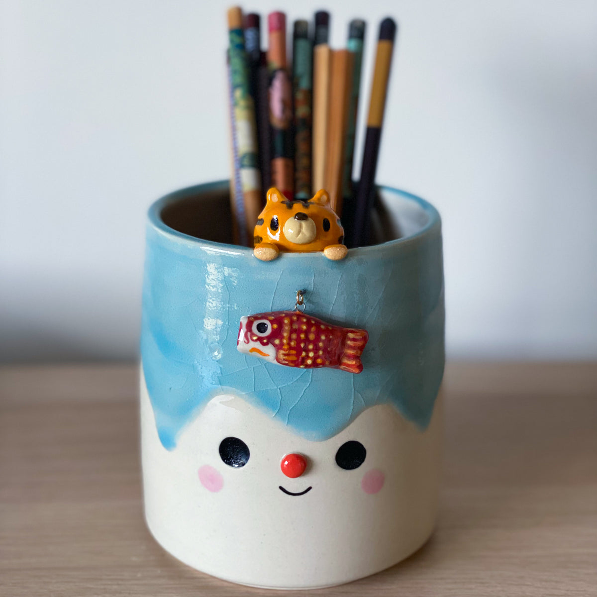 Koinobori, tigre - Vase / pot non percé