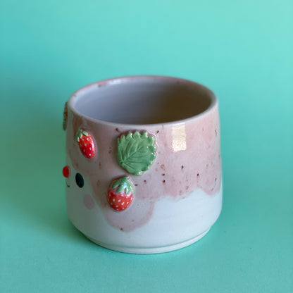 Fraises 03 - Pot de fleur