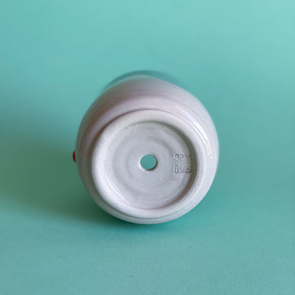 Coulure bleue - mini Pot de fleur