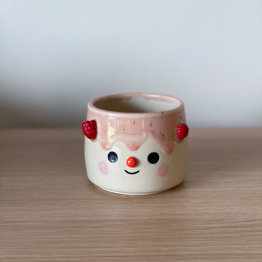 Framboises - Petit pot de fleur