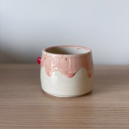 Framboises - Petit pot de fleur