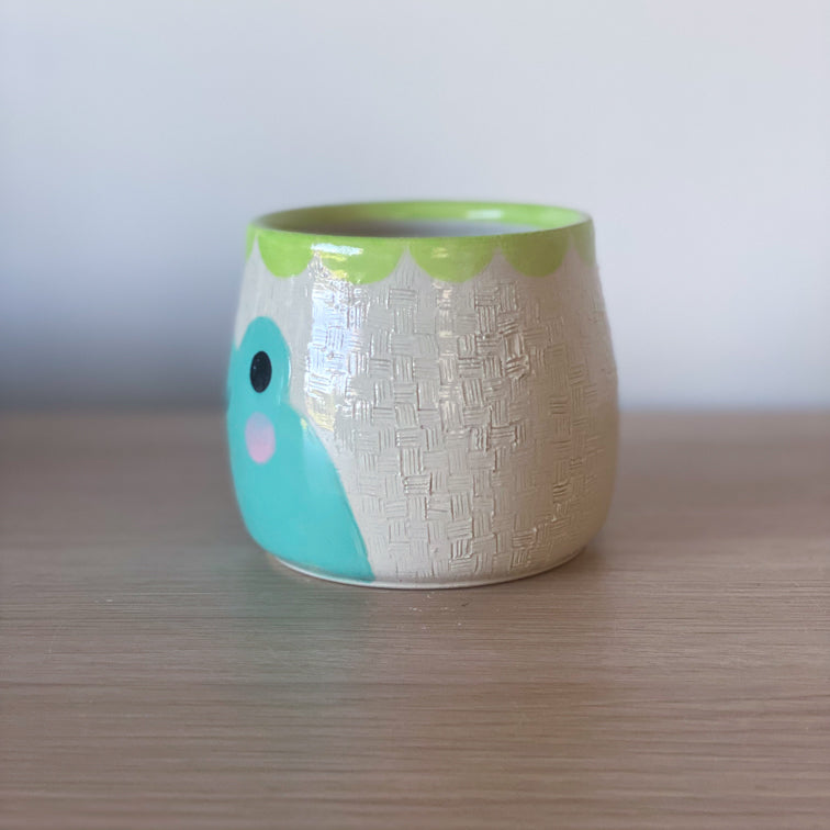 Portrait de la Grenouille -  Petit pot de fleur