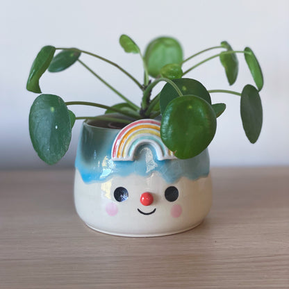Passerelle colorée - Petit pot de fleur