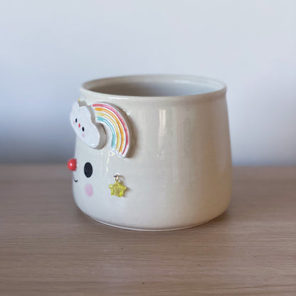 Arc-en-ciel constellé - Pot de fleur