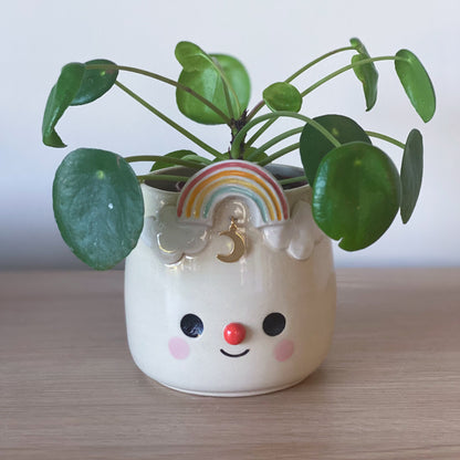 Arc en ciel lunaire - Petit pot de fleur