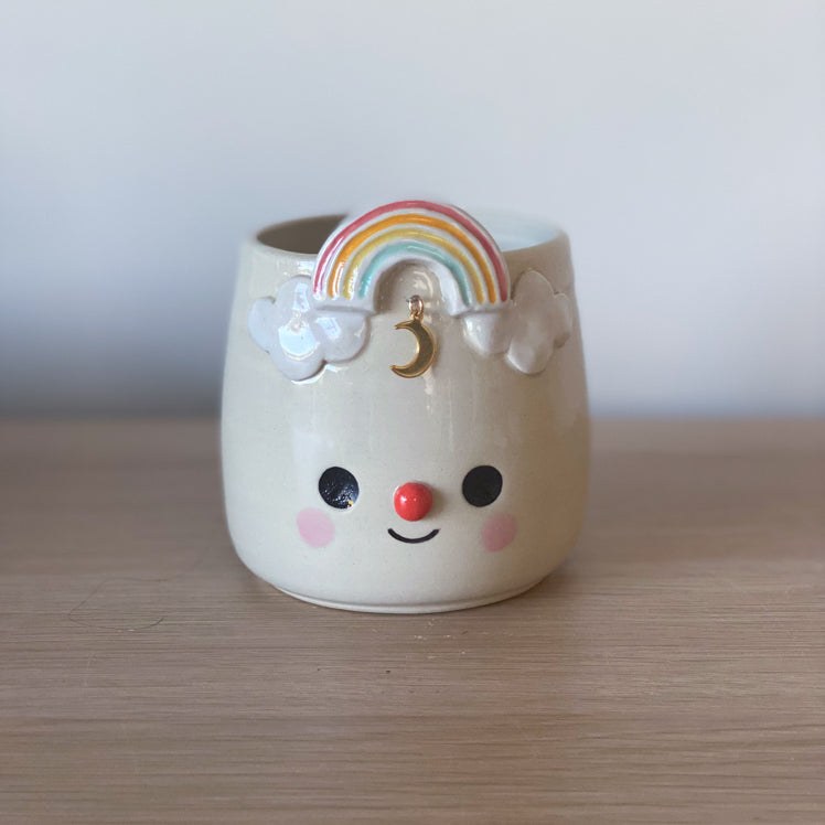 Arc en ciel lunaire - Petit pot de fleur