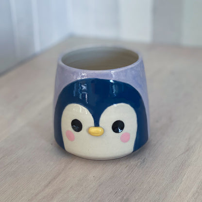 Portrait du Pingouin -  Pot de fleur