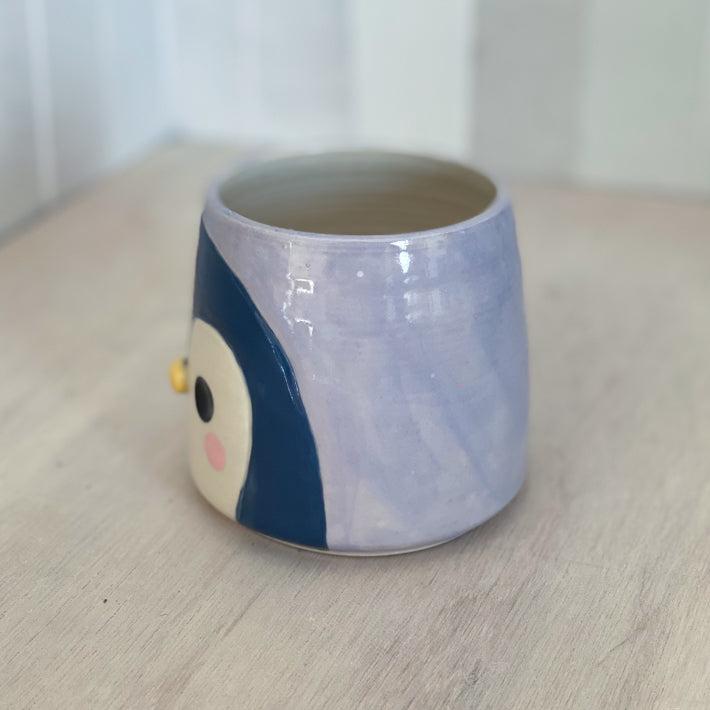 Portrait du Pingouin -  Pot de fleur