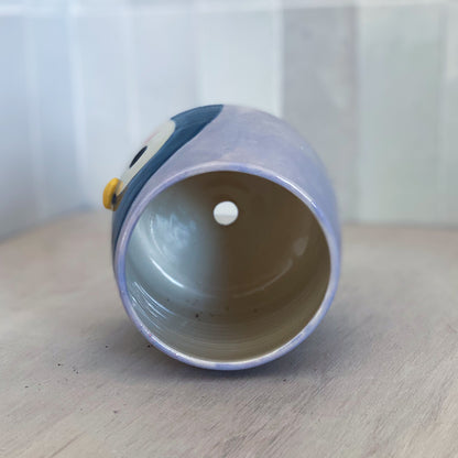 Portrait du Pingouin -  Pot de fleur