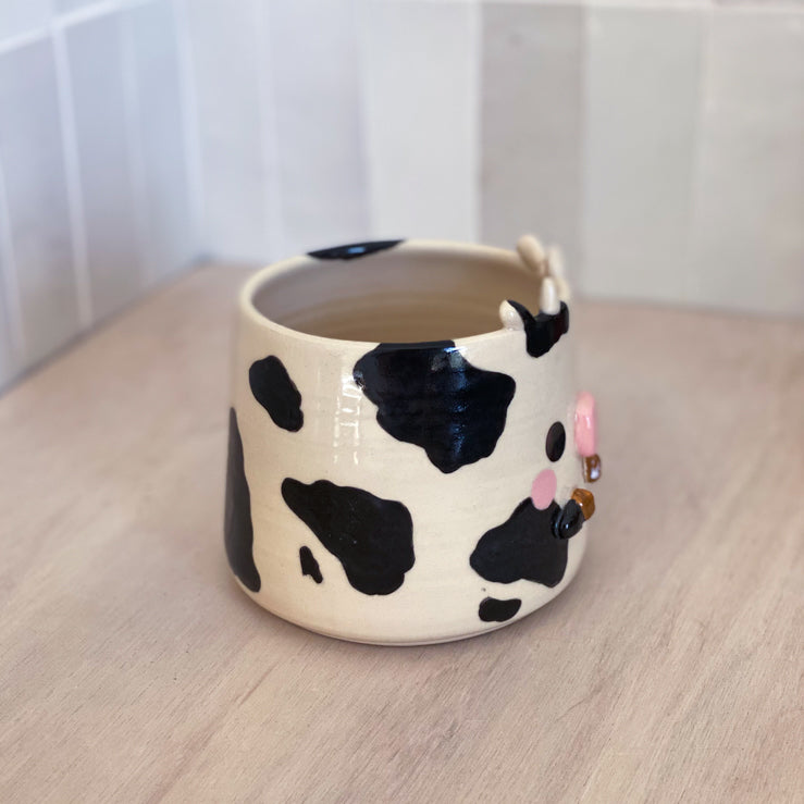 Vache - Pot de fleur