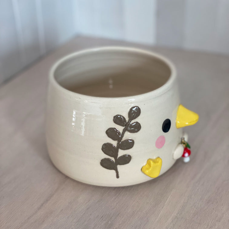 L'oie prend une pause - Grand Pot de fleur