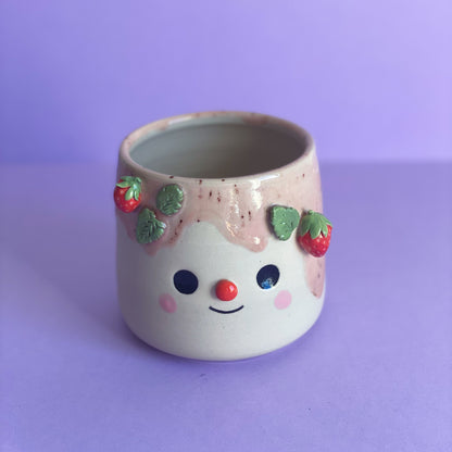 Fraises 04 - Pot de fleur