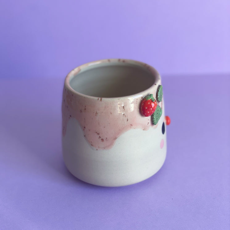 Fraises 04 - Pot de fleur
