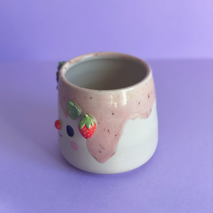 Fraises 04 - Pot de fleur