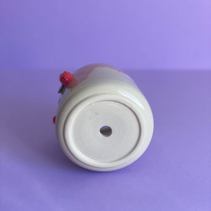 Fraises 04 - Pot de fleur