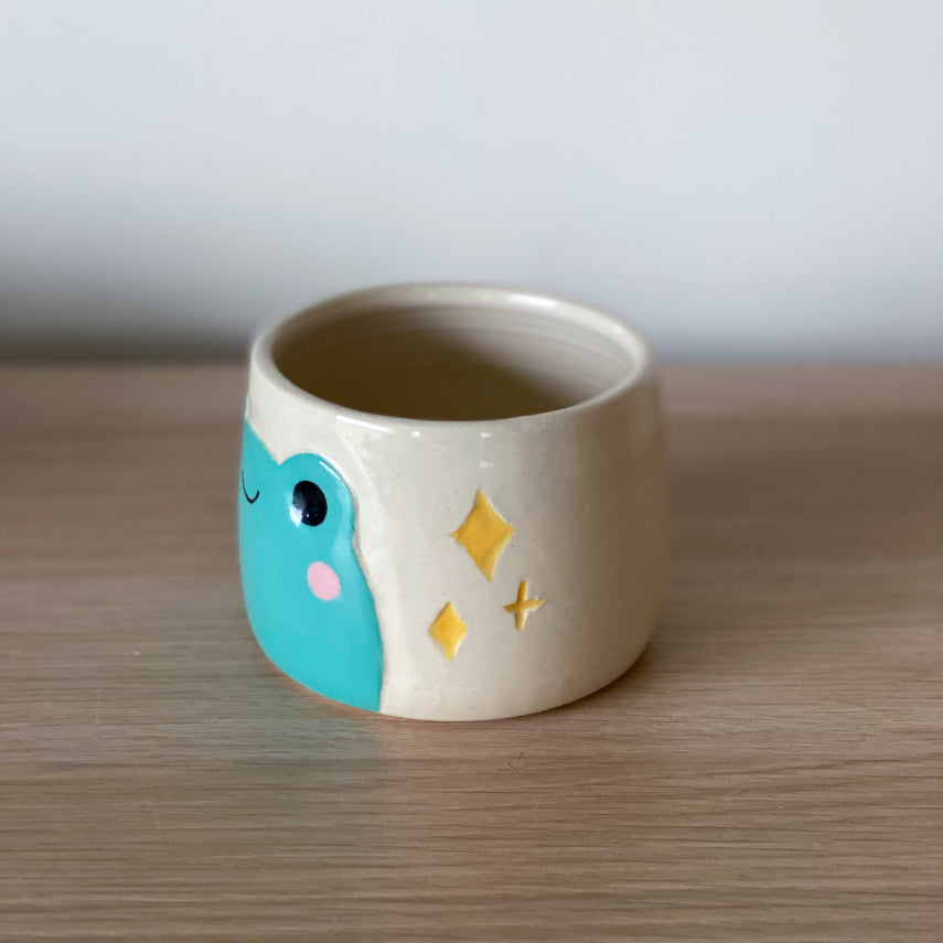 Grenouille scintilante - Petit Pot de fleur