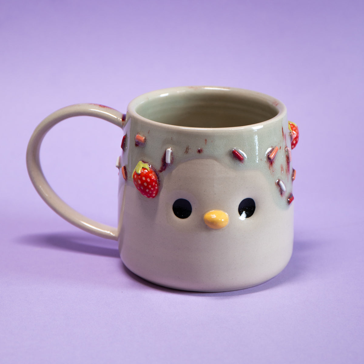 Yaourt Fraise - Tasse 450ml Recto Verso