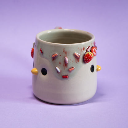 Yaourt Fraise - Tasse 450ml Recto Verso