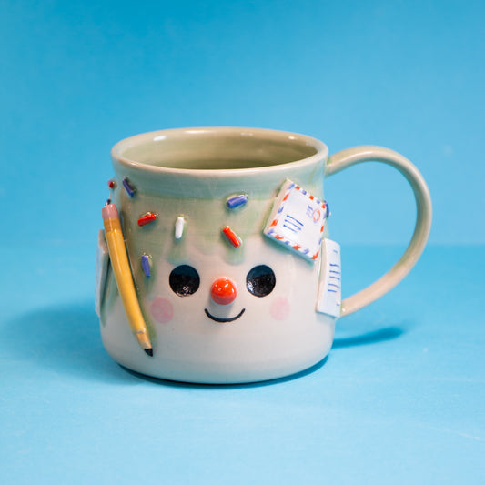 Lettre verte - Tasse 500ml Recto Verso