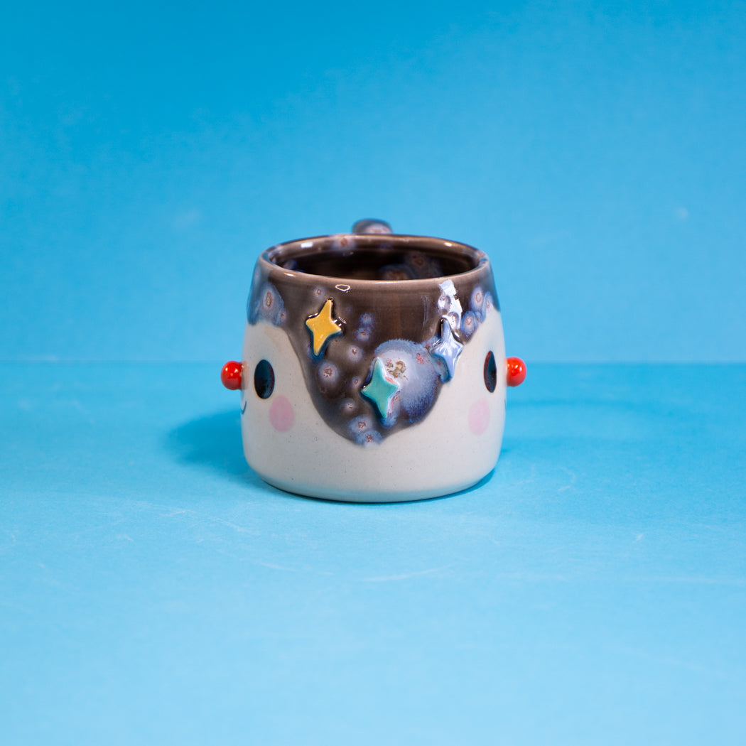 Galaxie étoilée 02 - Tasse Expresso 180ml Recto Verso