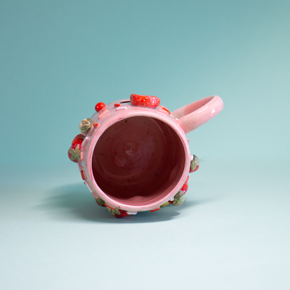 Marbré Fraises (Terre mêlée) - Tasse 450ml Recto Verso