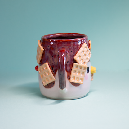 Gaufres, Pancakes & Chocolat - Tasse 600ml Recto Verso