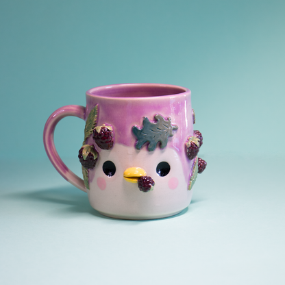 Mûres et feuille de chêne - Tasse 450ml Recto Verso