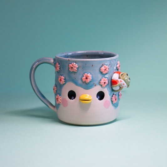 Baignade et fleurs de cerisier - Tasse 500ml Recto Verso