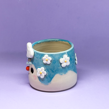 Nuage pluvieux - Pot de fleur