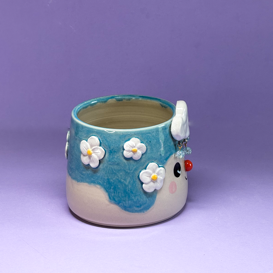 Nuage pluvieux - Pot de fleur