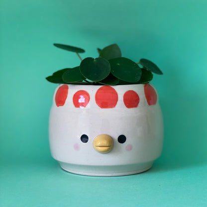 Poulette - pot de fleur