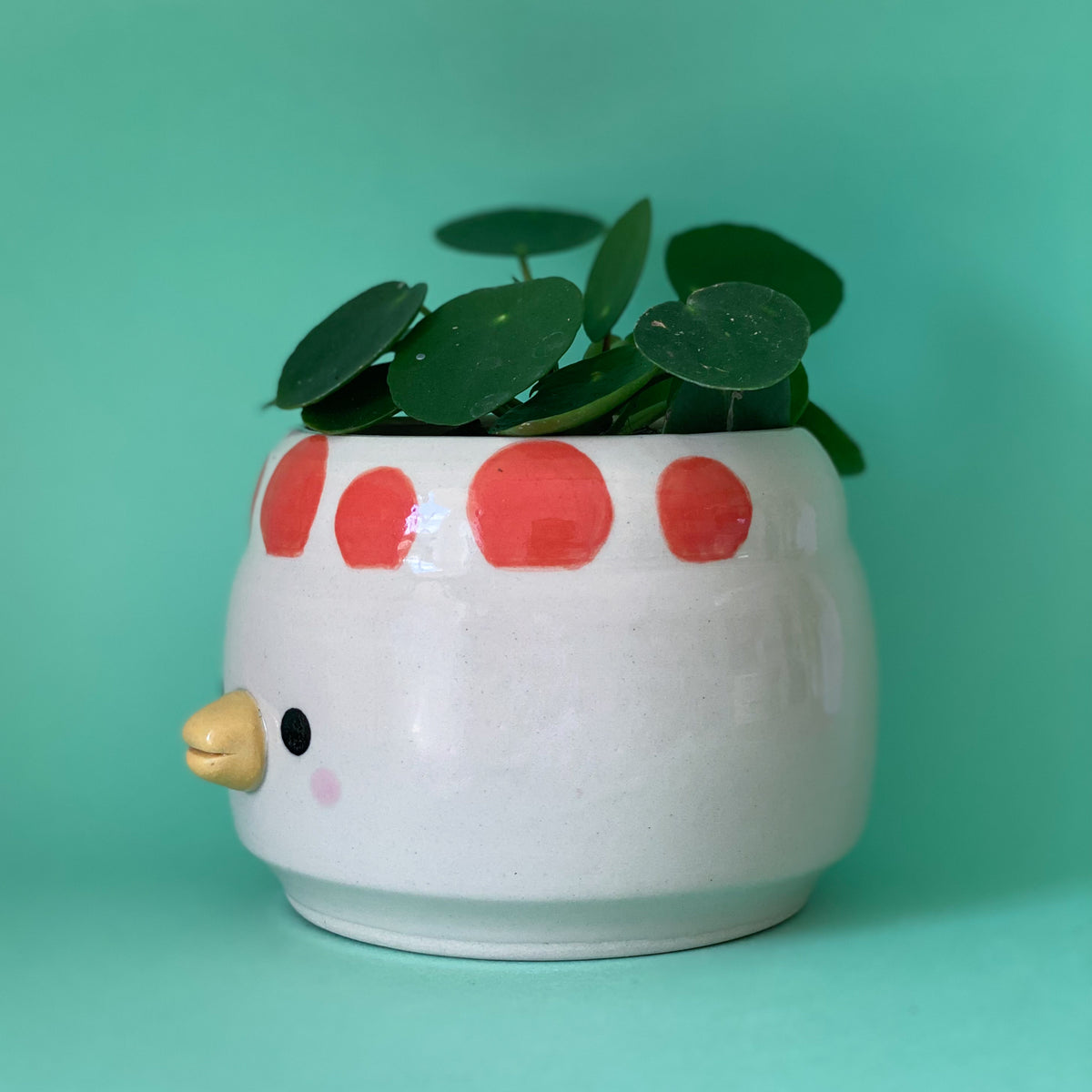 Poulette - pot de fleur