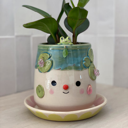 Nenuphar 02 - pot + soucoupe